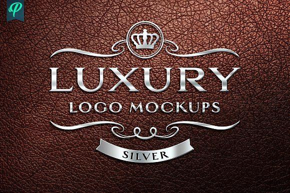Silver Logo - Luxury Logo Mockup - Gold and Silver ~ Product Mockups ~ Creative Market