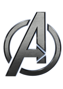 Silver Silver Logo - Details about MARVEL AVENGERS SILVER LOGO VINYL WALL STICKER VARIOUS SIZES
