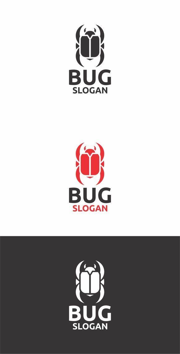 Bug Logo - Bug logo | Elevation | Logos, Logo design, Logo templates