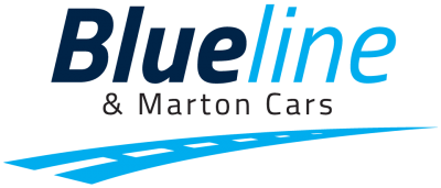 Blue Blue Line Logo - Download App - Blueline & Marton Cars