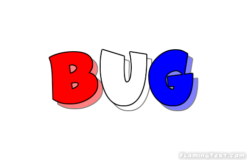 Bug Logo - United States of America Logo. Free Logo Design Tool from Flaming Text