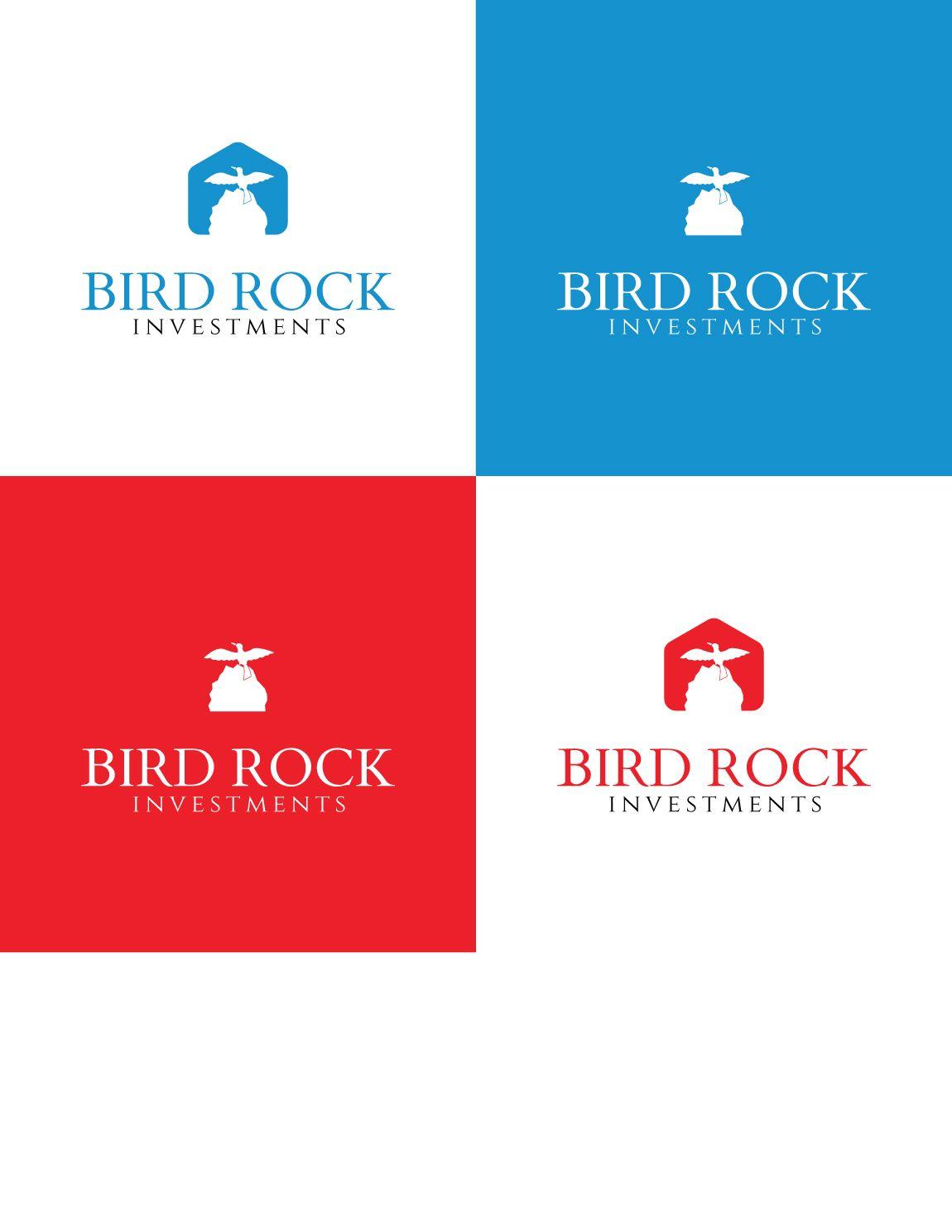 Red and Blue Bird Business Logo - Bold, Modern, Business Logo Design for Bird Rock Investments, LLC ...