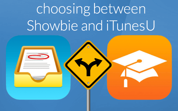 iTunes U Logo - Showbie versus iTunes U - BookWidgets