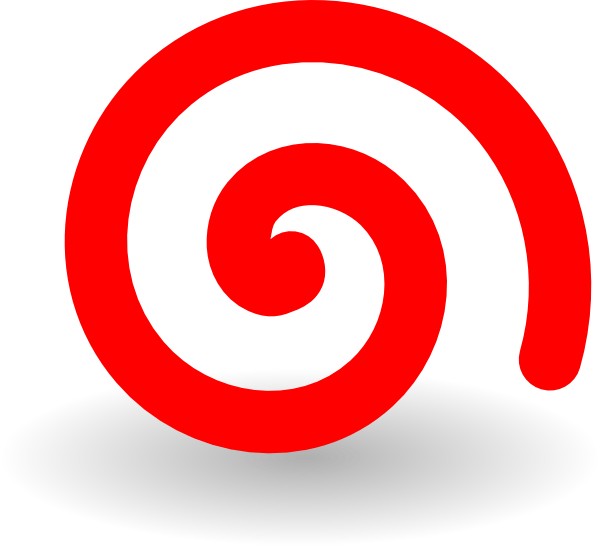 Red Spiral Logo - Fat Red Spiral Clip Art at Clker.com - vector clip art online ...