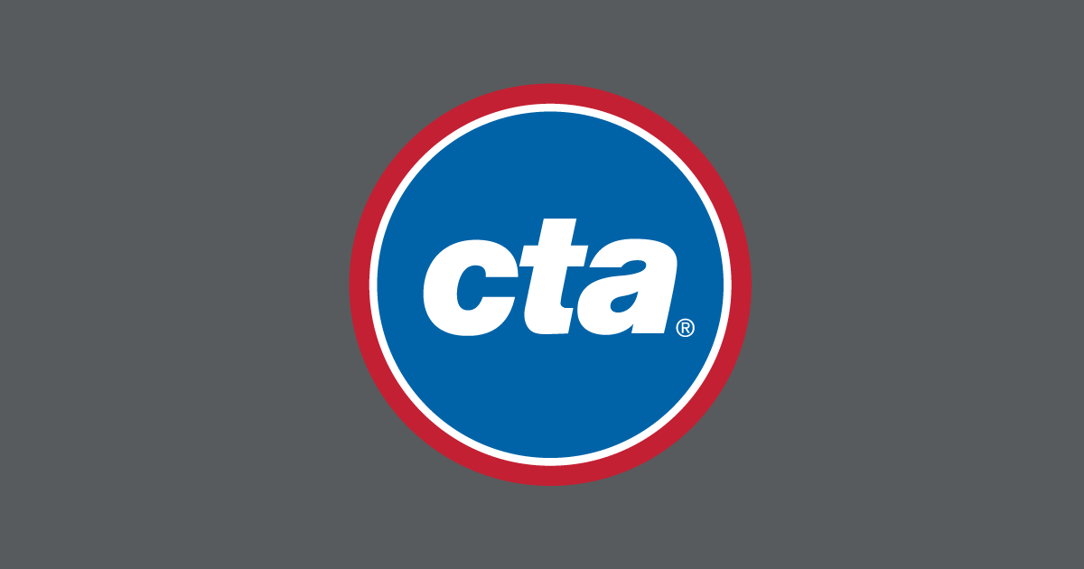 Blue Blue Line Logo - Chicago Transit Authority - CTA Buses & Train Service - 1-888-YOUR ...