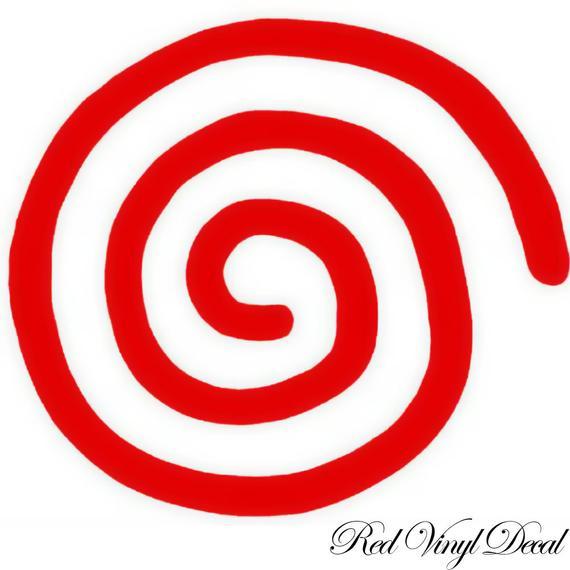 Red Spiral Logo - Red Sega Dreamcast Swirl Vinyl Logo Decal Sticker Xbox One PS4 | Etsy