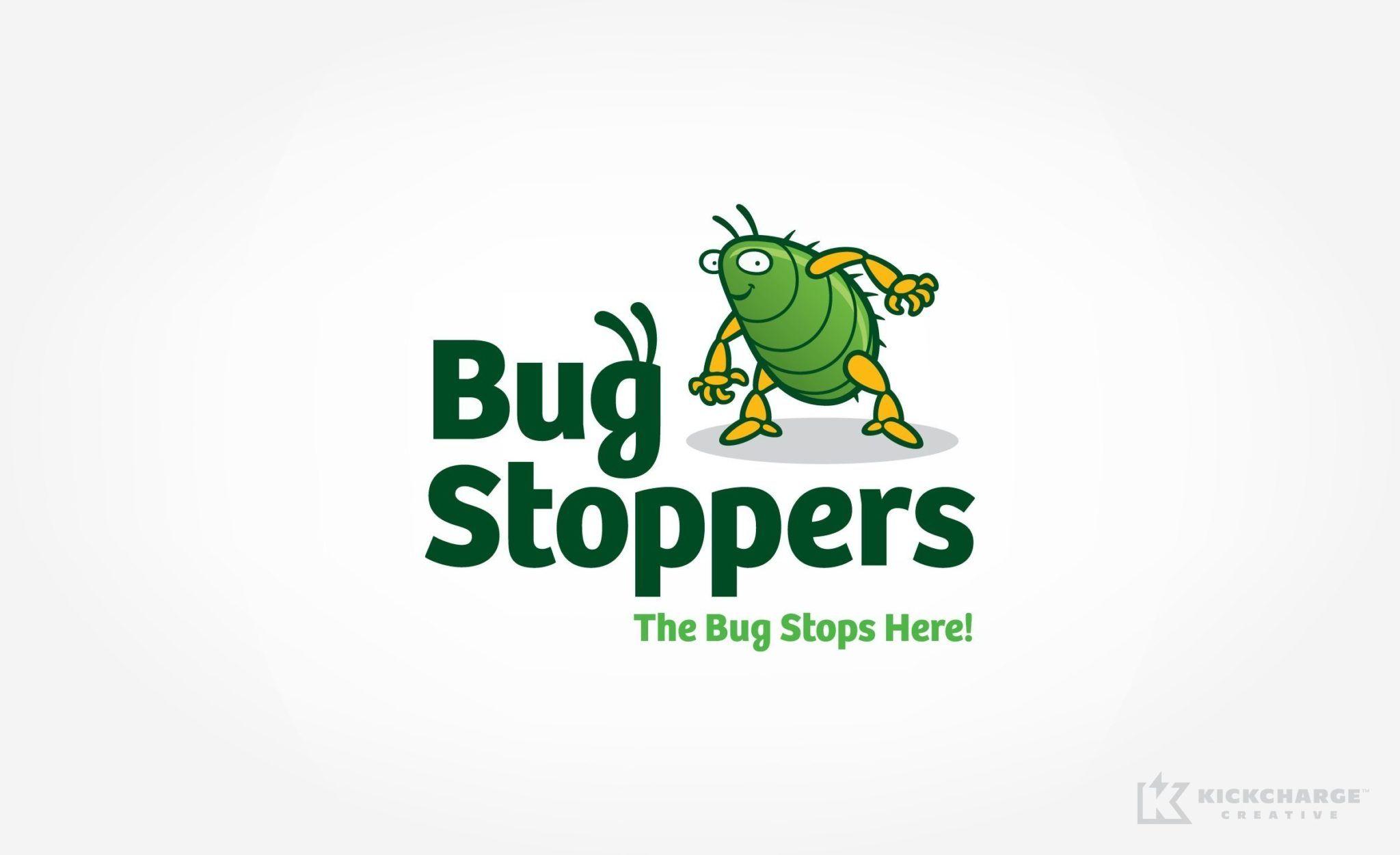 Bug Logo - Bug Stoppers Creative. kickcharge.com. KickCharge
