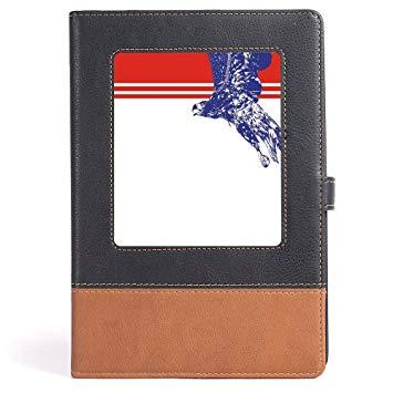 Red and Blue Bird Business Logo - Amazon.com : Hardcover - Eagle - Business Notepad Daolin Paper ...