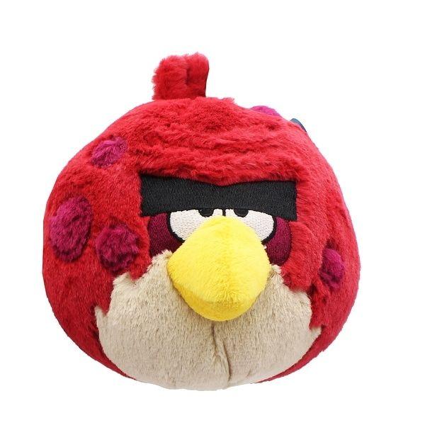 Red Bird Head Logo - Shop Angry Birds 5 Red Bird Plush with Sound
