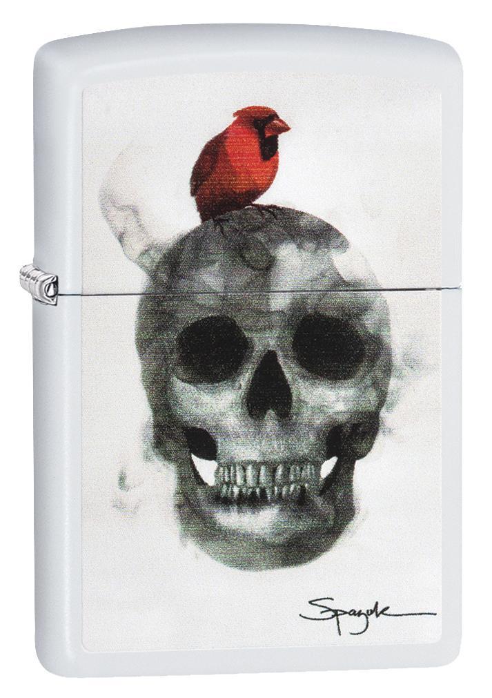 Red Bird Head Logo - Authentic Zippo Lighter -Spazuk Skull | Zippo.com