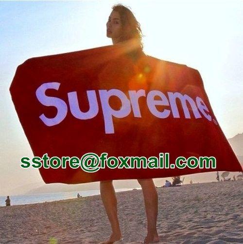 Supreme Beach Logo - Free shipping Newest ! The best quality 1:1 Supreme Beach Towel Logo ...
