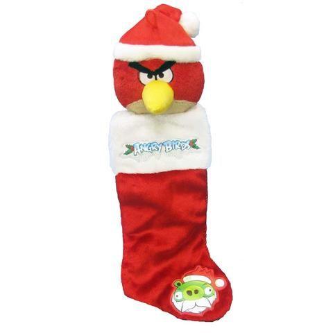 Red Bird Head Logo - Angry Birds Red Bird Plush Head Stocking – Kurt S. Adler Sample Sale