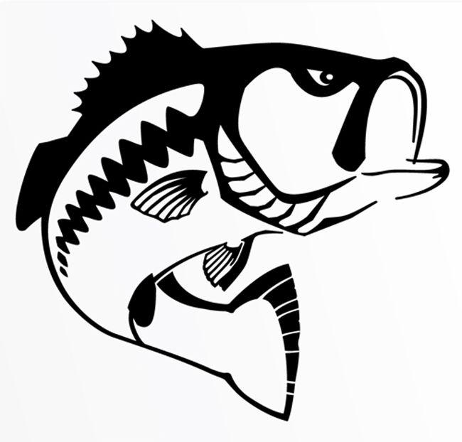 Black and White Bass Logo - Free Striped Bass Clipart, Download Free Clip Art, Free Clip Art