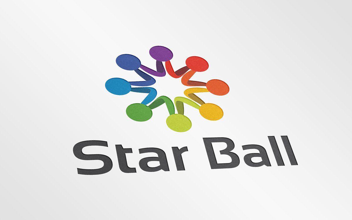 Star Ball Logo - Star Ball - logo ~ Logo Templates ~ Creative Market