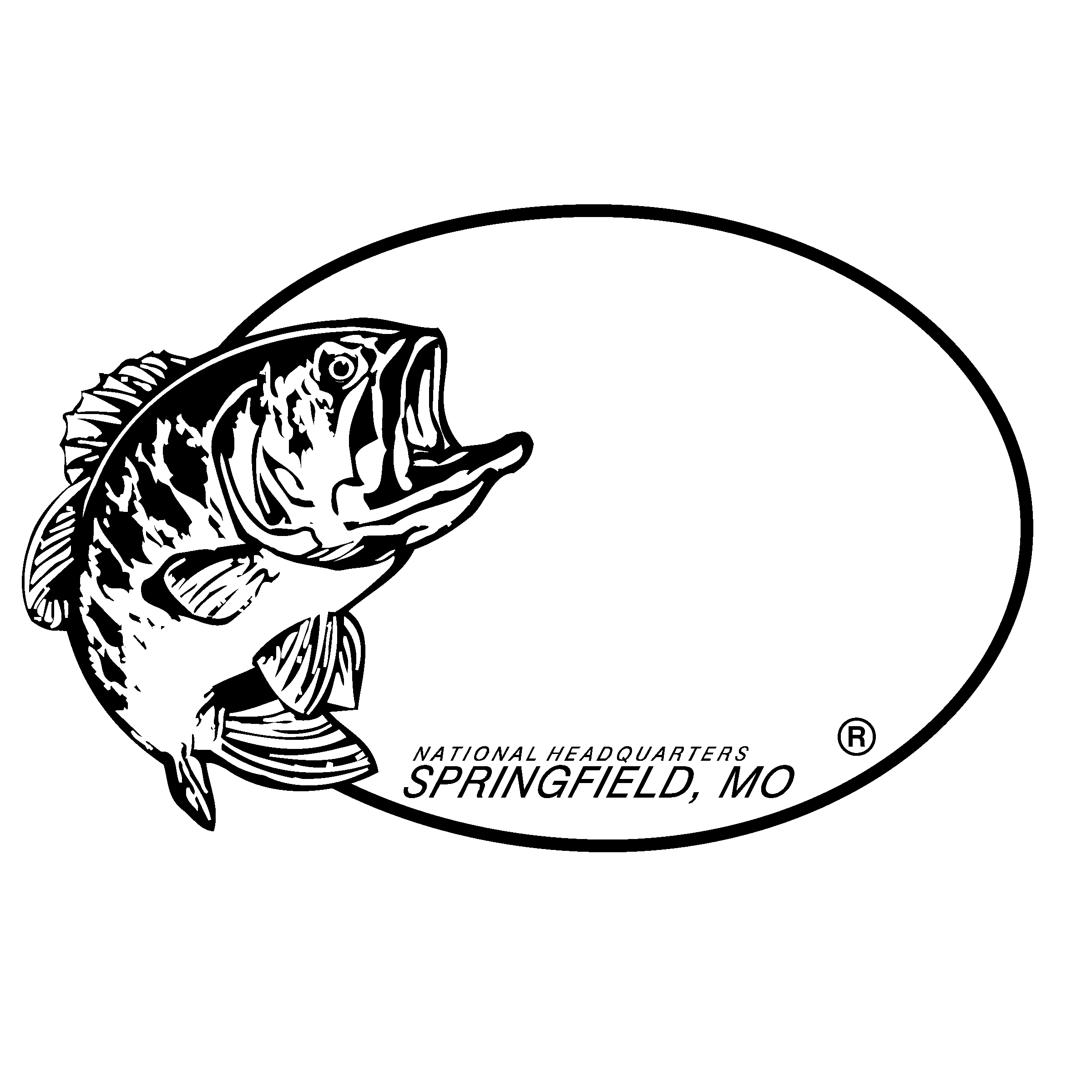 Black and White Bass Logo - Bass Pro Shops Logo PNG Transparent & SVG Vector