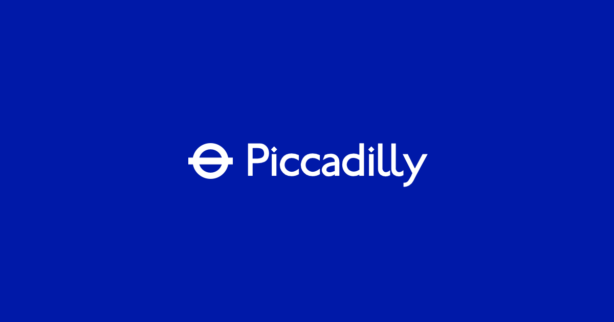 Blue Blue Line Logo - Sorry for the Inconvenience - Piccadilly Line