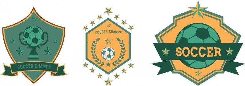 Star Ball Logo - Soccer Club Logo Sets Star Ball Ribbon Decoration PNG Images ...