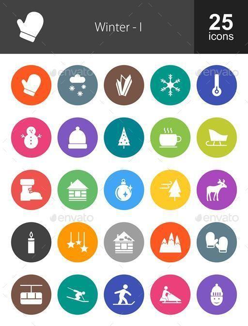 Colorful Round Logo - 500 Vector Colorful Round Flat Icons Bundle (Vol-7) #Colorful ...
