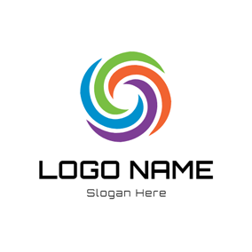 Colorful Round Logo - Free Round Logo Designs | DesignEvo Logo Maker