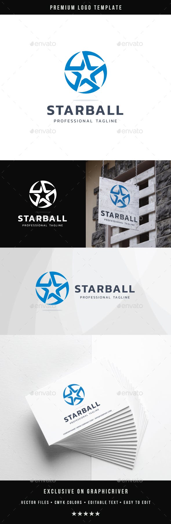 Star Ball Logo - Star Ball Logo by AI80 | GraphicRiver