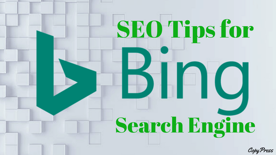 Bing Search Engine Logo - SEO Tips for Bing Search Engine - Copypress