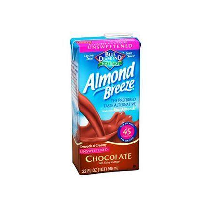 Almond Breeze Logo - Blue Diamond Unsweetened Chocolate Almond Breeze