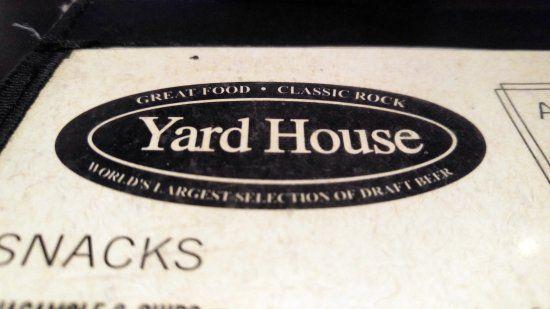 Yard House Logo - logo on menu - Picture of Yard House, Boston - TripAdvisor