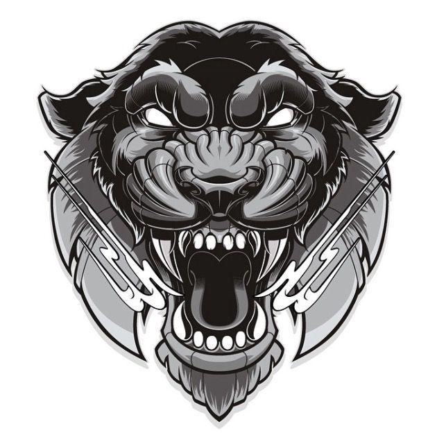 Black Tiger Logo - Black Tiger - Jared Mirabile/Sweyda | BLACK TIGER | Tattoos, Tattoo ...