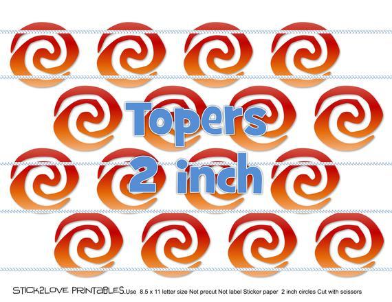 Red Spiral Logo - Moana red swirl spiral logo te fiti tefiti heart 2 | Etsy