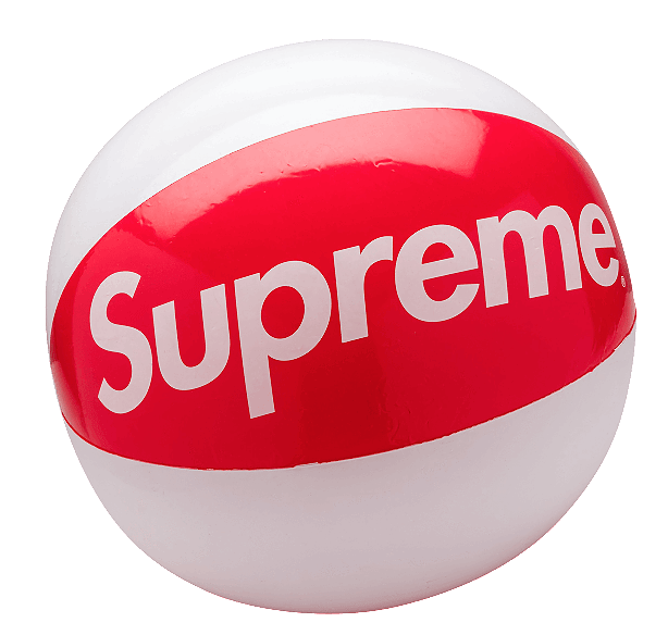 Supreme Beach Logo - Supreme Red Beach Ball