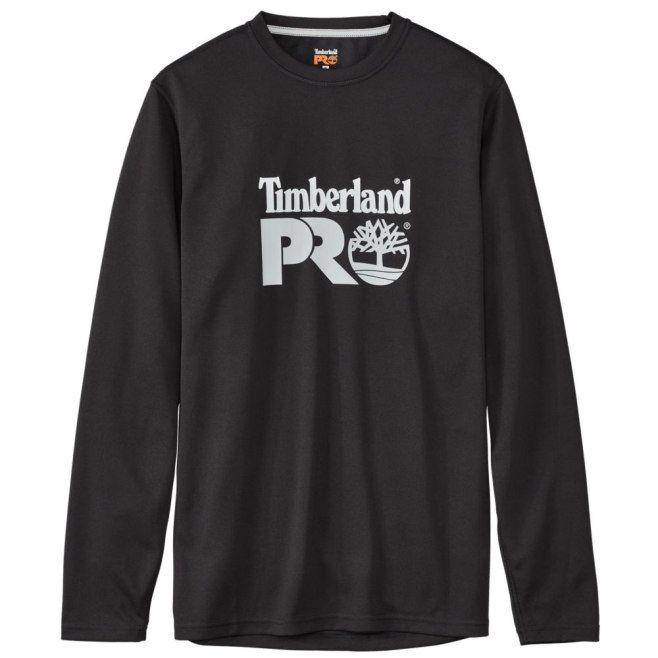 Timberland Pro Logo - Mens Timberland PRO® Wicking Good Long Sleeve Front Logo T-Shirt ...