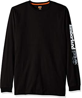 Timberland Pro Logo - Timberland PRO Men's Cotton Core Long-Sleeve T-Shirt with Logo ...