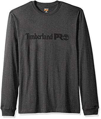 Timberland Pro Logo - Timberland PRO Men's Cotton Core Long-Sleeve T-Shirt with Logo ...