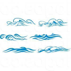 Stars and Blue Waves Logo - Patriotic Wave With Stars And Red White Blue Vector Clipart