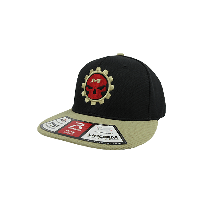 Miken Logo - Miken Psycho Hat By Richardson (PTS40) Vegas Gold Black Black Vegas