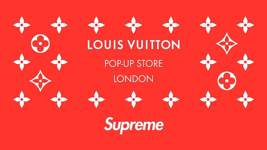 Loui Supreme Logo - LOUIS VUITTON X SUPREME POP UP STORE IN LONDON