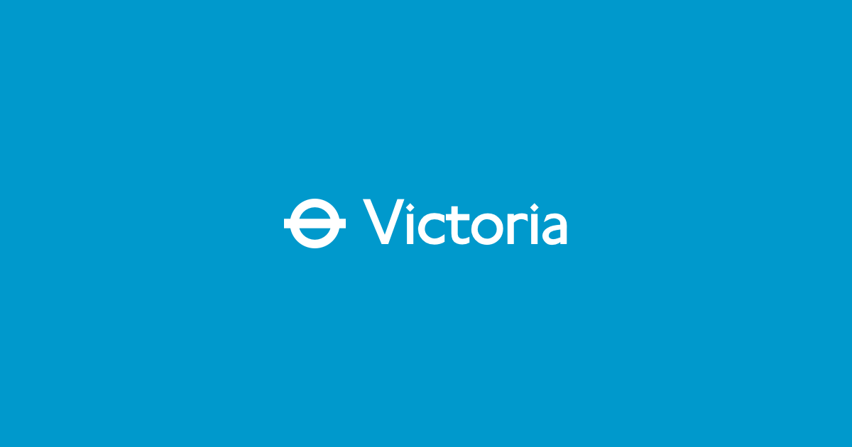Blue Blue Line Logo - Sorry for the Inconvenience - Victoria Line