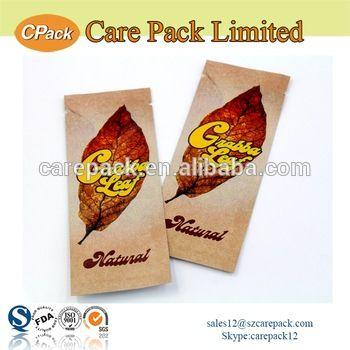 Aluminum Leaf Logo - Custom Logo Aluminum Foil Empty Tobacco Leaf Cigar Packaging - Buy ...