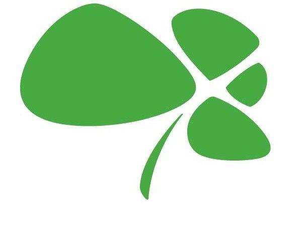Green Clover Logo - Free Flat Abstract Four-Leaf Clover Design Vector | Free Web/Graphic ...