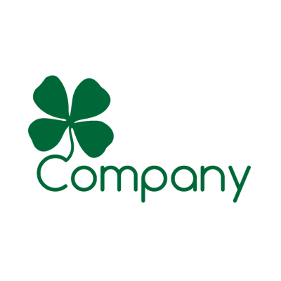 Green Clover Logo - Four Leaf Clover Logo Maker