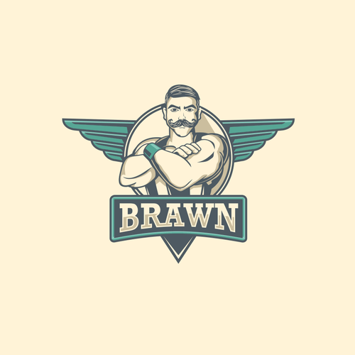 Strong Man Logo - Vintage strongman logo needed for serious workout tracking app ...