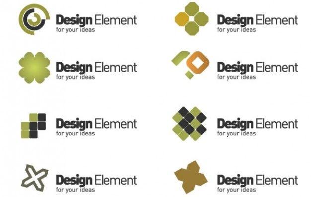 Green Clover Logo - Logo green clover design element Vector | Free Download