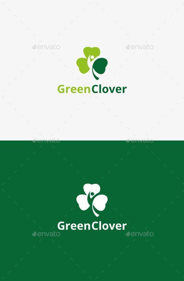 Green Clover Logo - Green Clover | Logo inspiracija | Clover logo, Logo design, Logos