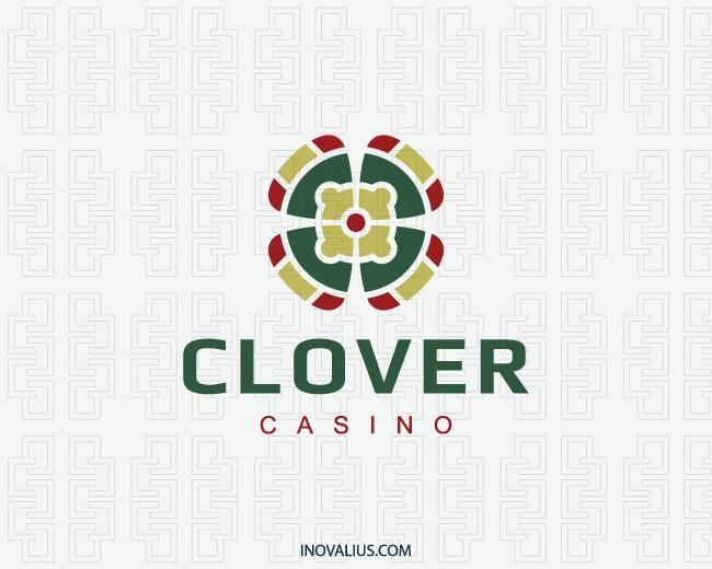 Green Clover Logo - Clover Casino Logo Design
