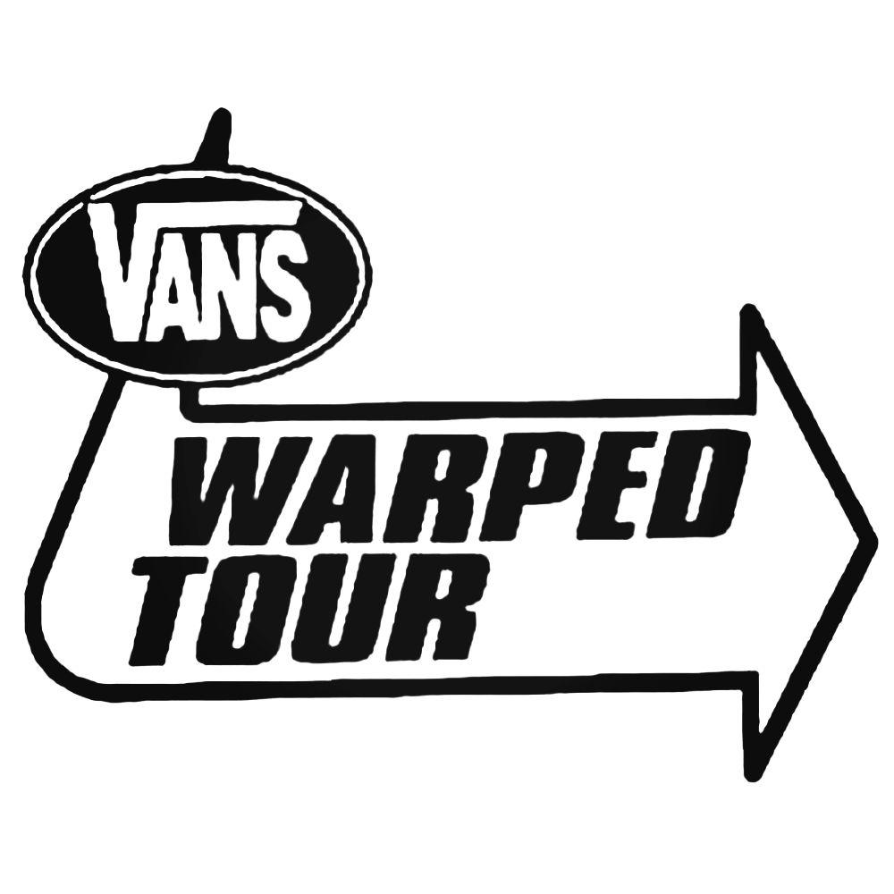 Vans Warped Tour Logo - Vans Warped Tour Logo Decal Sticker