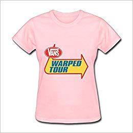 Vans Warped Tour Logo - Vans Warped Tour Logo Women's T-shirt: Amazon.com: Books