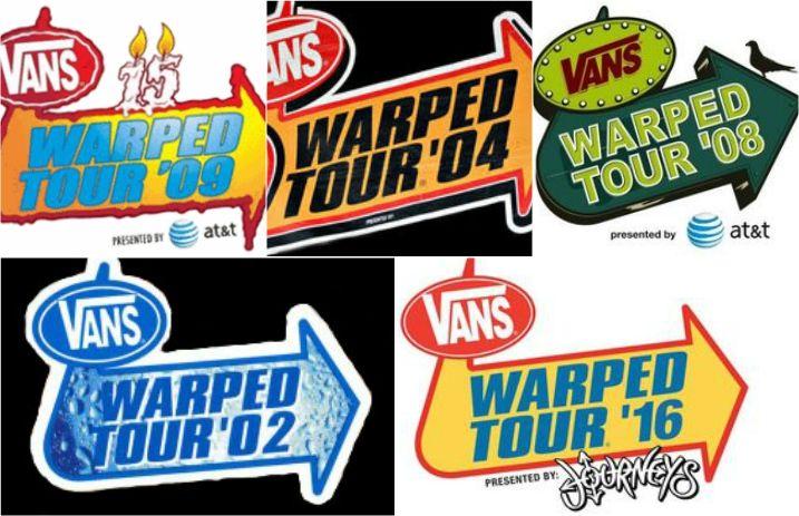 Vans Warped Tour Logo - The 10 bands who played Warped Tour the most