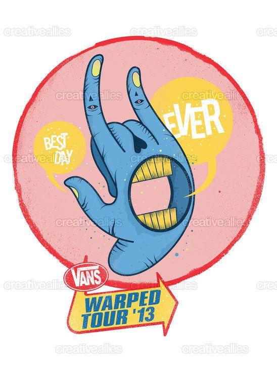 Vans Warped Tour Logo - Design the Official 2013 Vans Warped Tour Art | Creative Allies