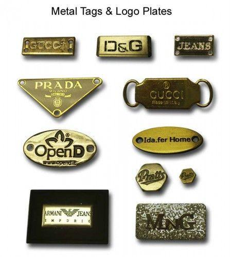 Metal Clothing Logo - Clothing Metal Tags, Aluminum Tags, making for Abaya, bags in ...