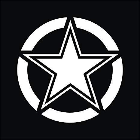 What Company Has a Star in Circle Logo - CVANU Star Logo For Royal Enfield Bullet Sticker- Classic 350 Bike ...